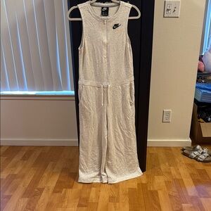 Nike Gray Relaxed Fit Jumpsuit